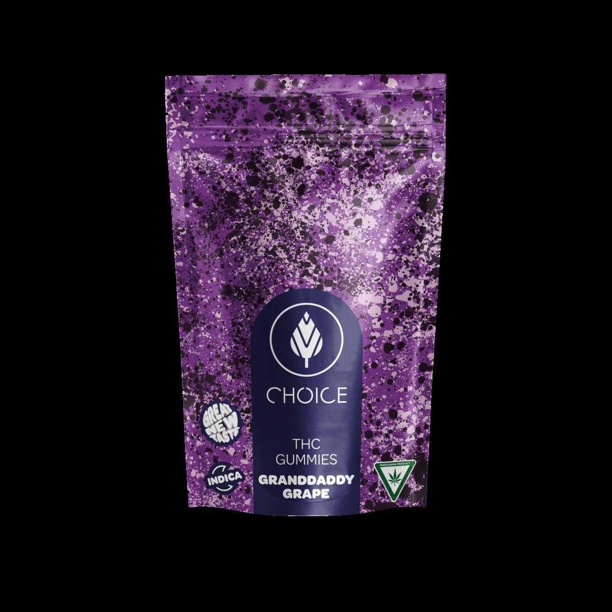 Choice | Granddaddy Grape | 100mg Gummies