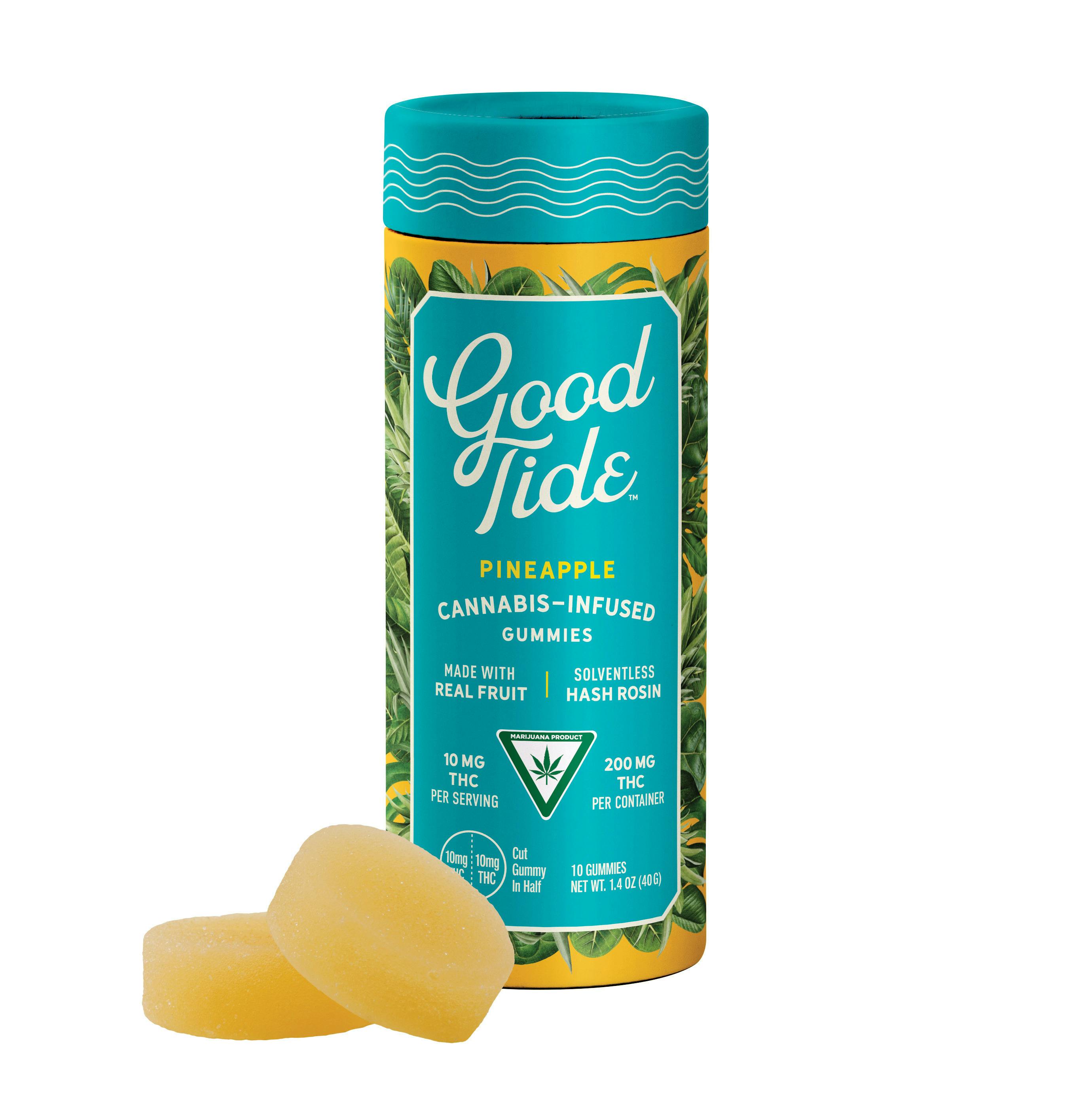 Good Tide | Kiwi Strawberry 2:1:1 THC:CBD:CBG | 200mg Gummies