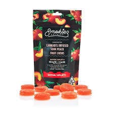 Smokiez | Sour Peach - Sativa Uplift | 200mg Gummies