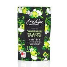 Smokiez | Sour Green Apple - Hybrid | 200mg Gummies