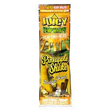 Juicy | Pineapple Shake | Terp Infused Hemp Wraps 2pk