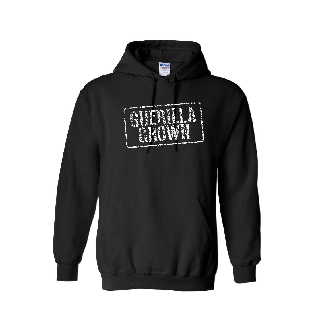 Guerilla Grown Hoodies | Black -Medium