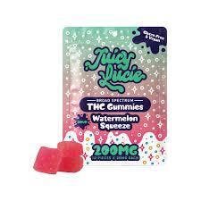Juicy Lucie | Watermelon Squeeze | 200mg Vegan Gummies