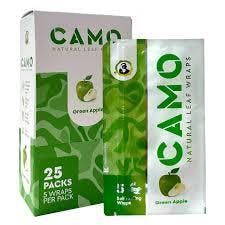 Camo | Green Apple | Natural Leaf Wraps 5pk