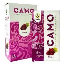 Camo | Grape | Natural Leaf Wraps 5pk