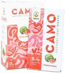 Camo | Watermelon | Natural Leaf Wraps 5pk