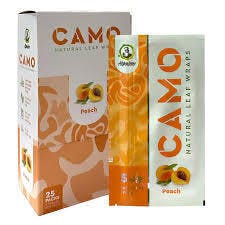Camo | Peach | Natural Leaf Wraps 5pk