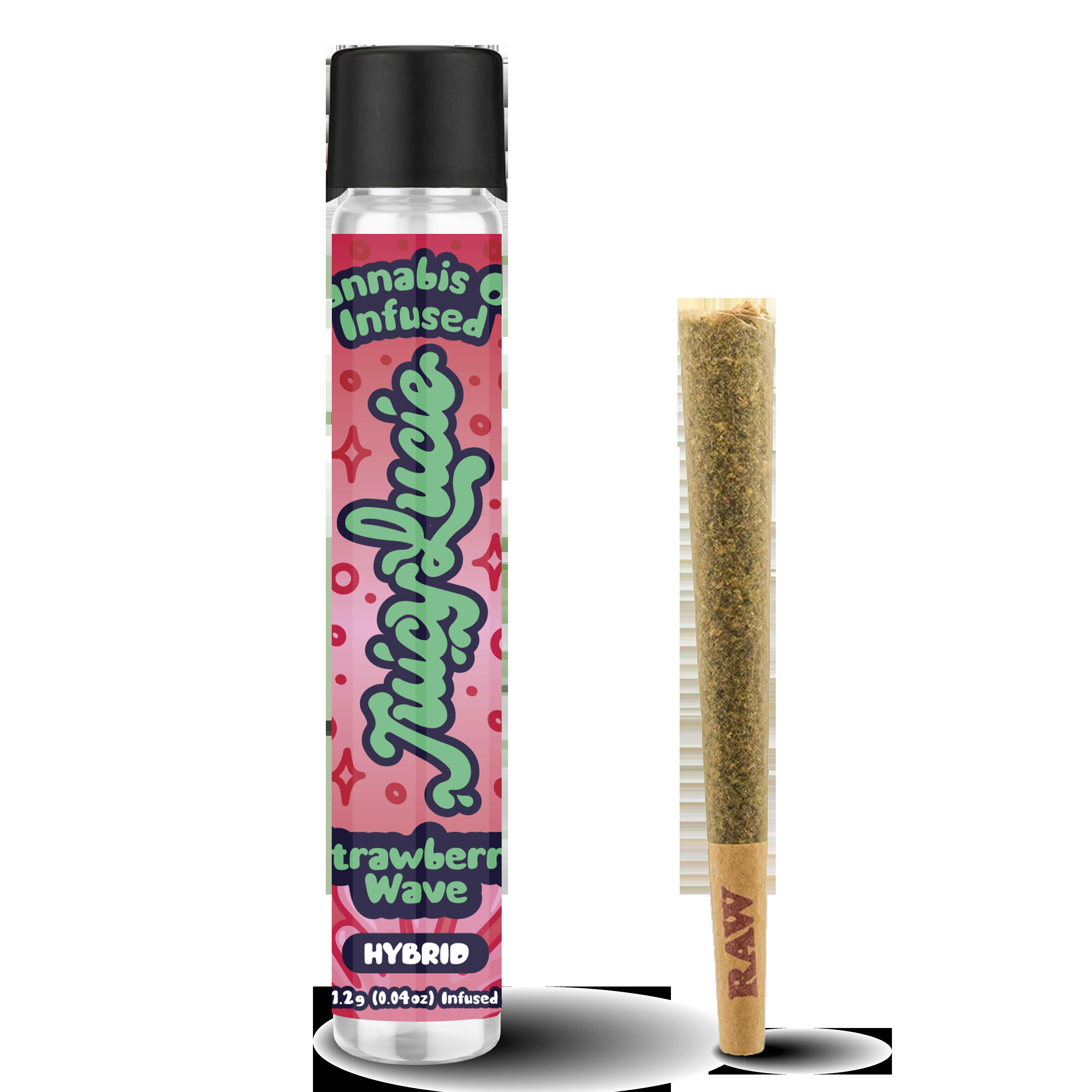 Juicy Lucie | Strawberry Wave | 1.2G Distillate/Terp Infused Pre-Roll