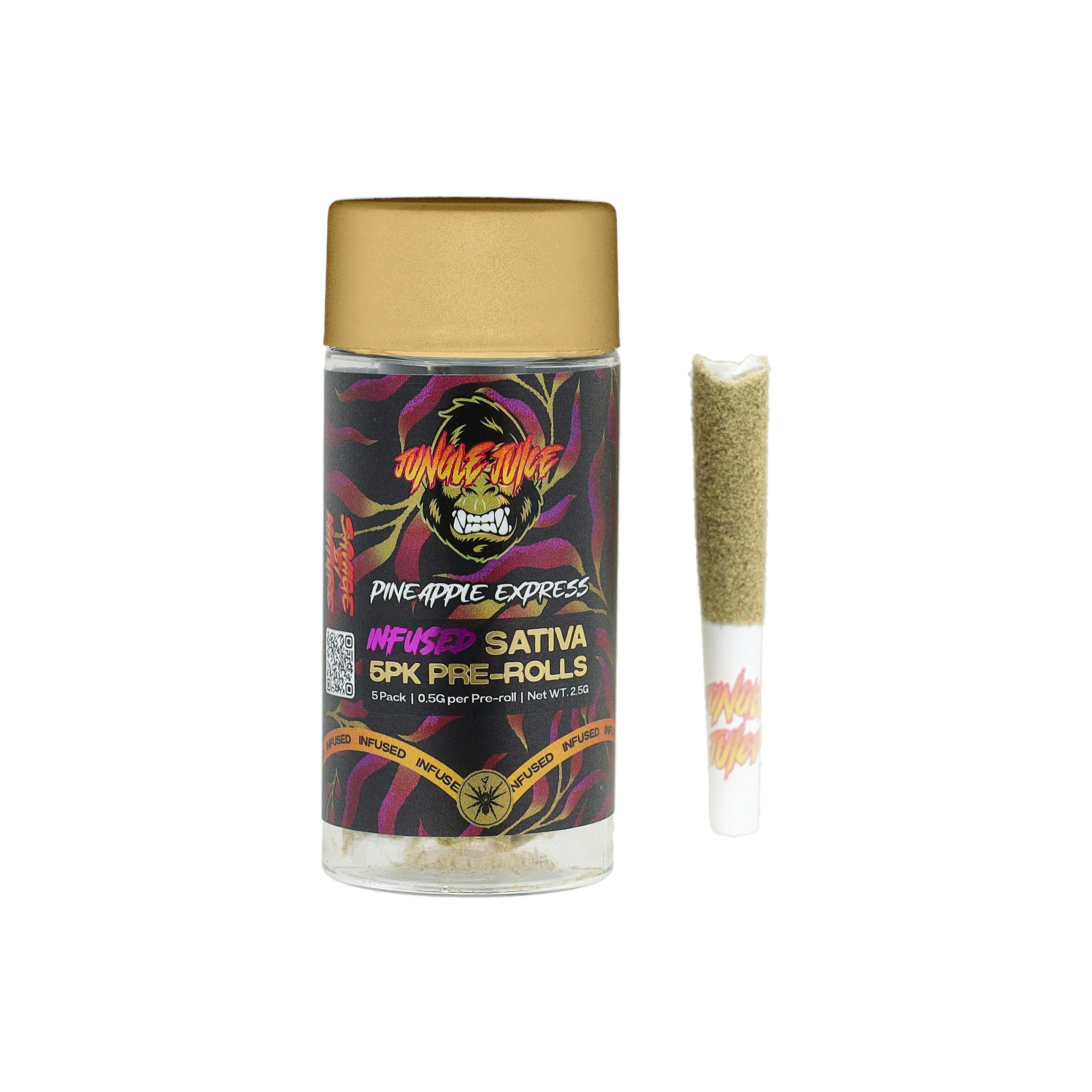Jungle Juice | Pineapple Express | 5pk/.5G Liquid Diamond/Kief Tarantula