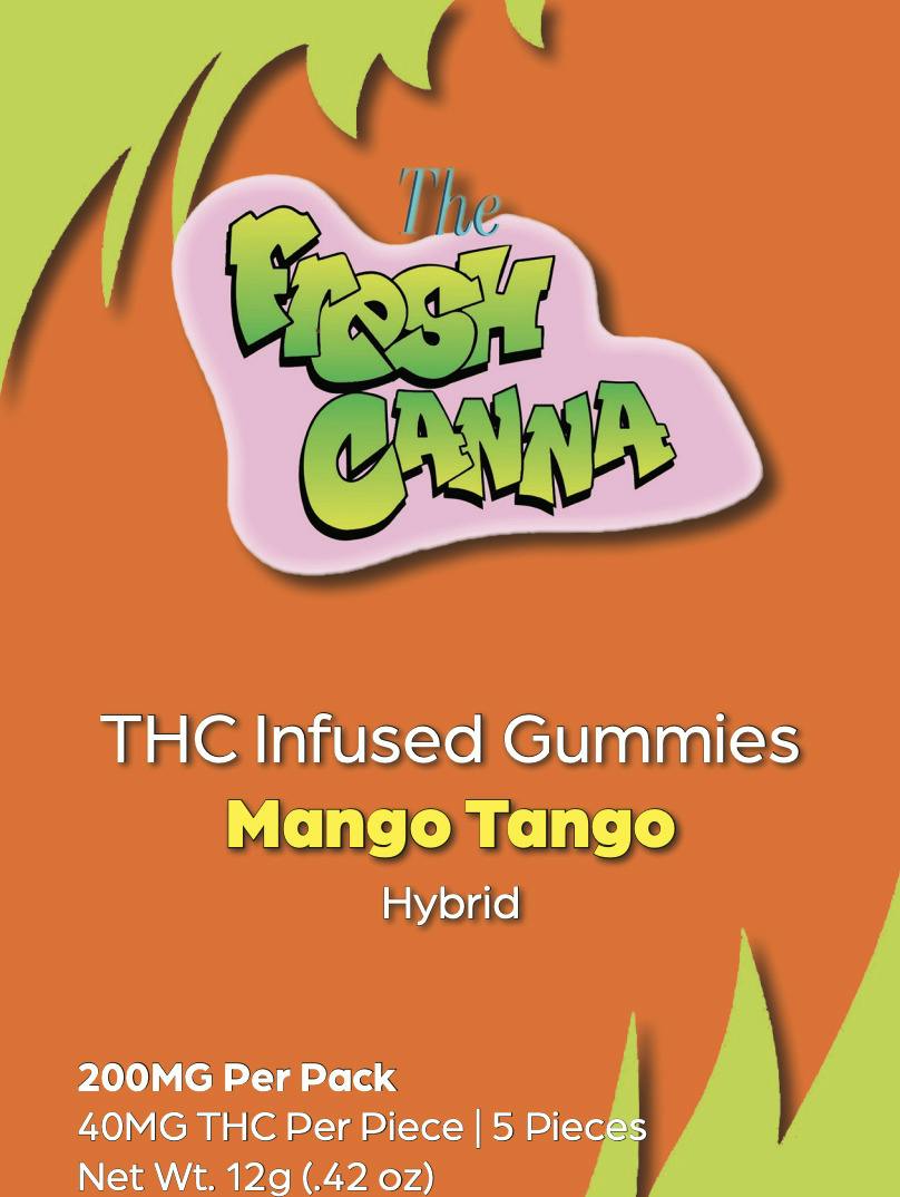 Fresh Canna | Mango Tango | 200mg 5pk Gummies