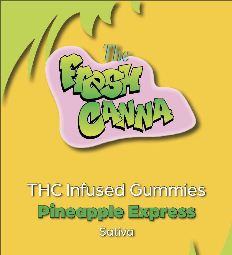 Fresh Canna | Pineapple Express | 200mg 5pk Gummies