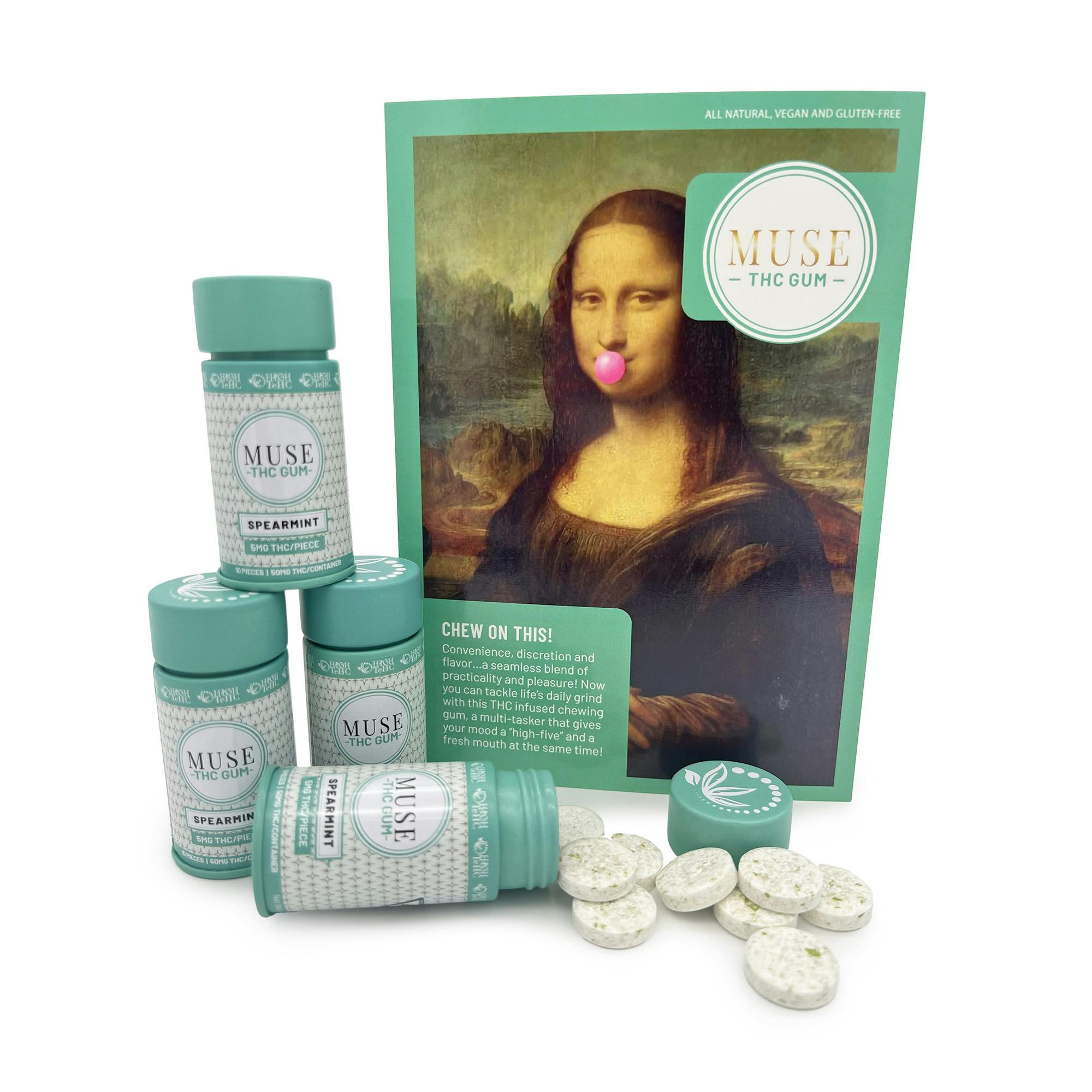 High TeHC | Muse Chewing Gum | 50mg THC | 5mg THC/pc