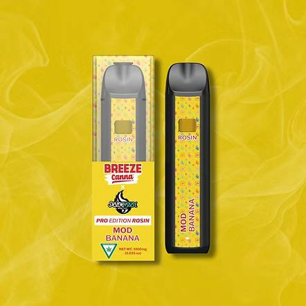 Breeze X SkunkHouse | Mod Banana | 1G Live Rosin Disposable