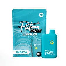Platinum Vape | Master Kush | 2G Palm Live Resin Disposable cannabis product