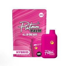 Platinum Vape | Slurricane | 2G Palm Live Resin Disposable cannabis product