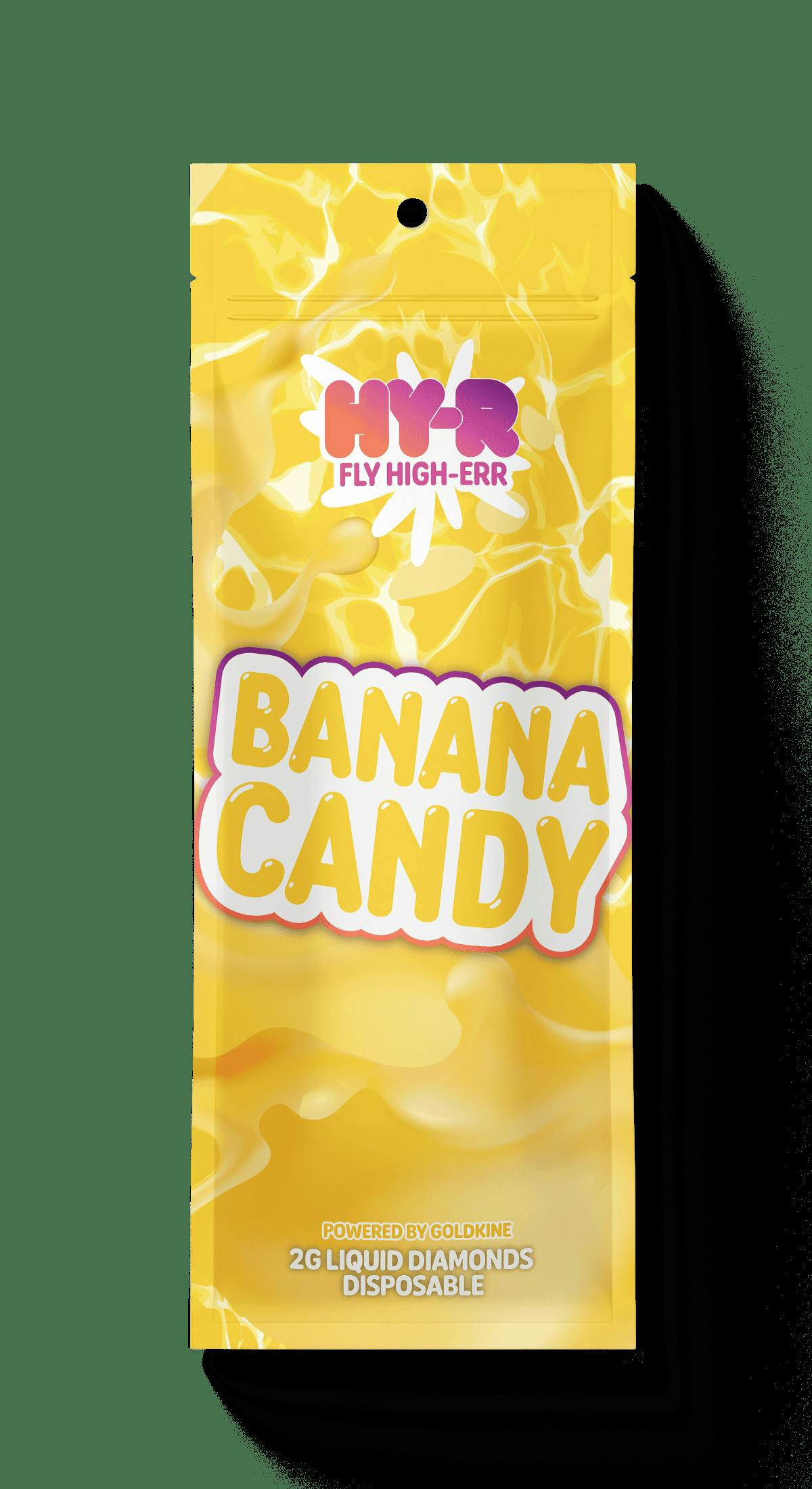 Hy-R | Banana Candy | 2G Liquid Diamond Disposable cannabis product