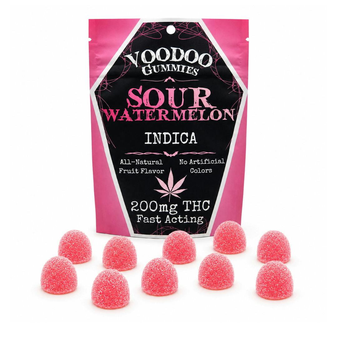 Voodoo | Sour Watermelon | 200mg 10pk Gummies