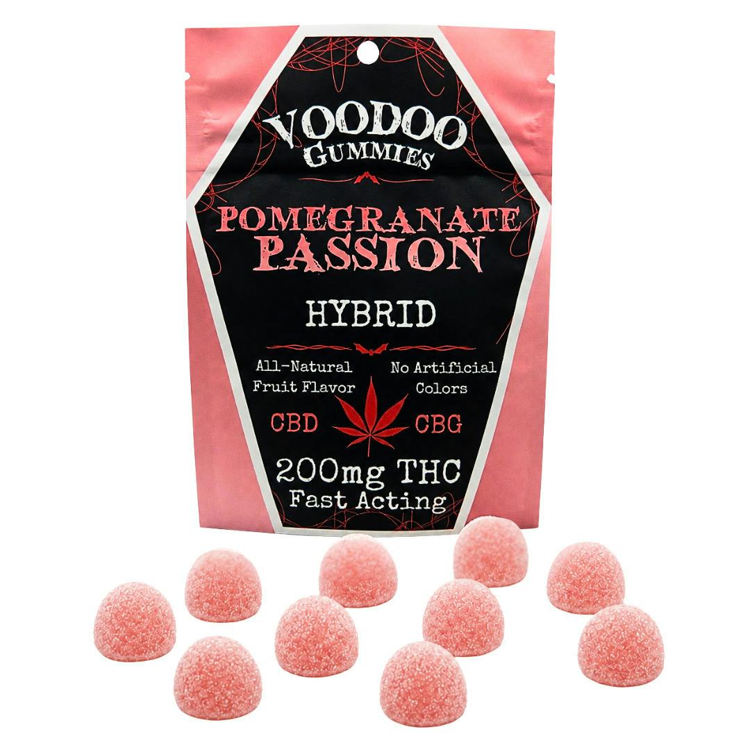 Voodoo | Pomegranate Passion | 200mg 10pk Gummies
