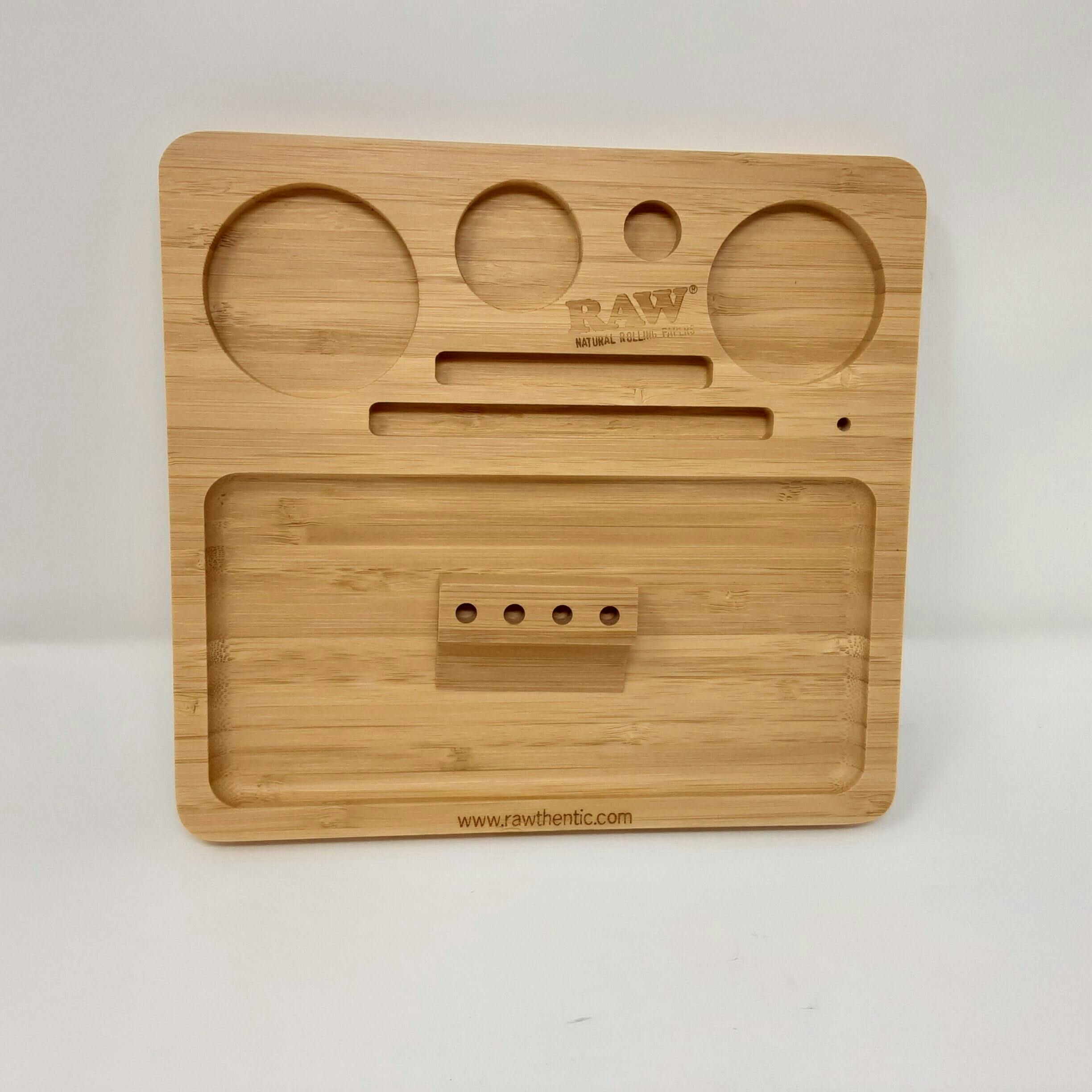 Rolling Tray - Raw - Natural Bamboo - Large
