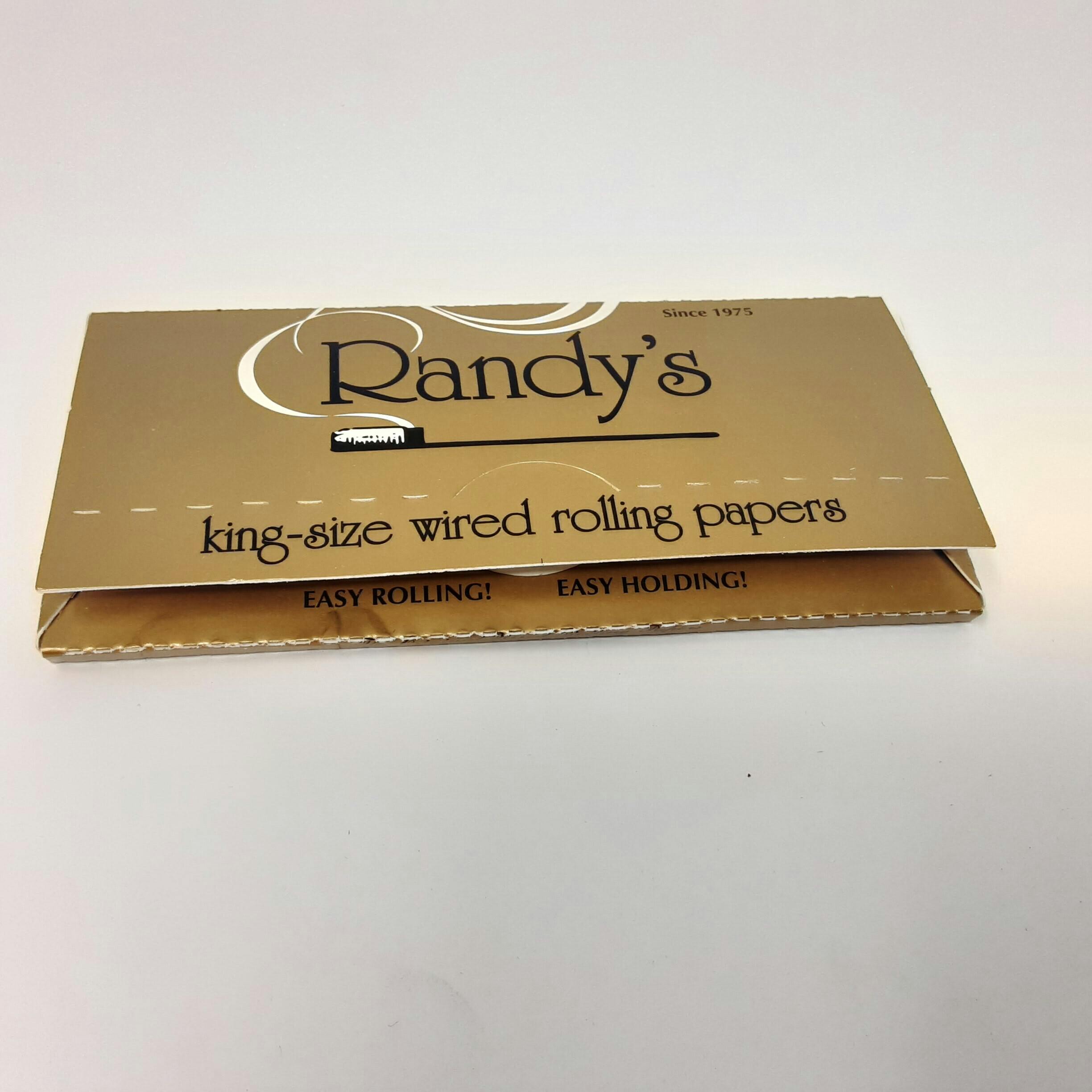 Randy's Wired Rolling Paper -Golden King Size