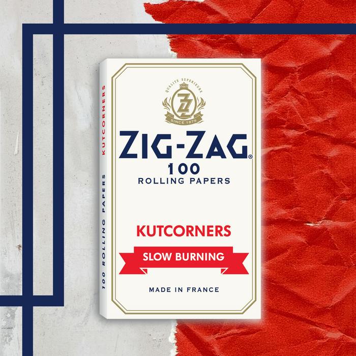 Zig Zag Rolling Papers - White Kutcorners