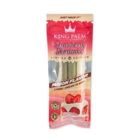 King Palm Real Leaf Rolls - Mini Strawberry Shortcake (2 per Pack)