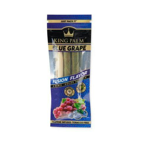 King Palm Real Leaf Rolls - Mini Blue Grape (2 per Pack)