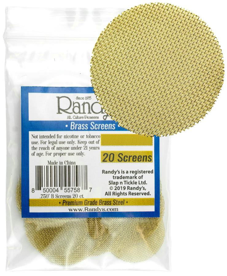 Randy's Brass Screens - 0.812" | Bag of 20