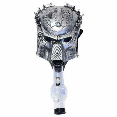Predator Gas Mask & Acrylic Bong