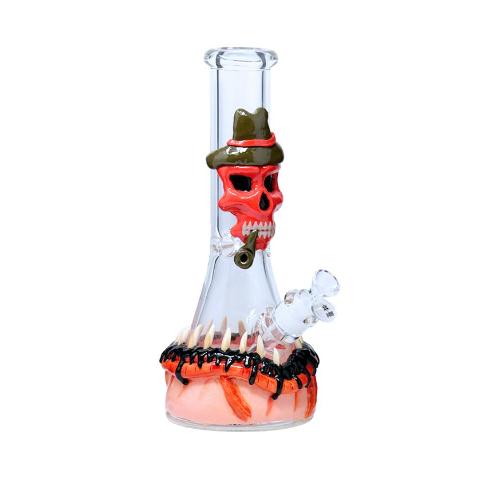 12.5" 3D Red Skull Bong