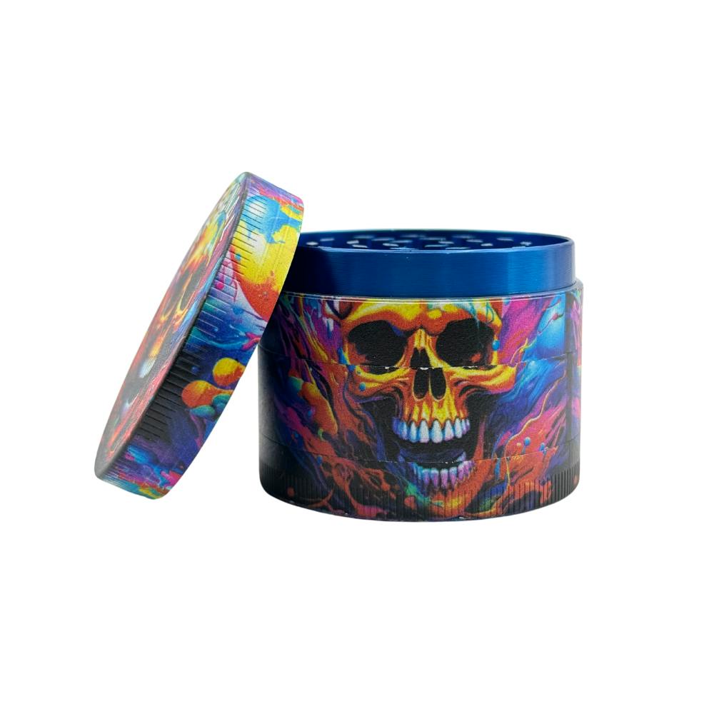 55mm Blotched Skull Grinder (4Pc)