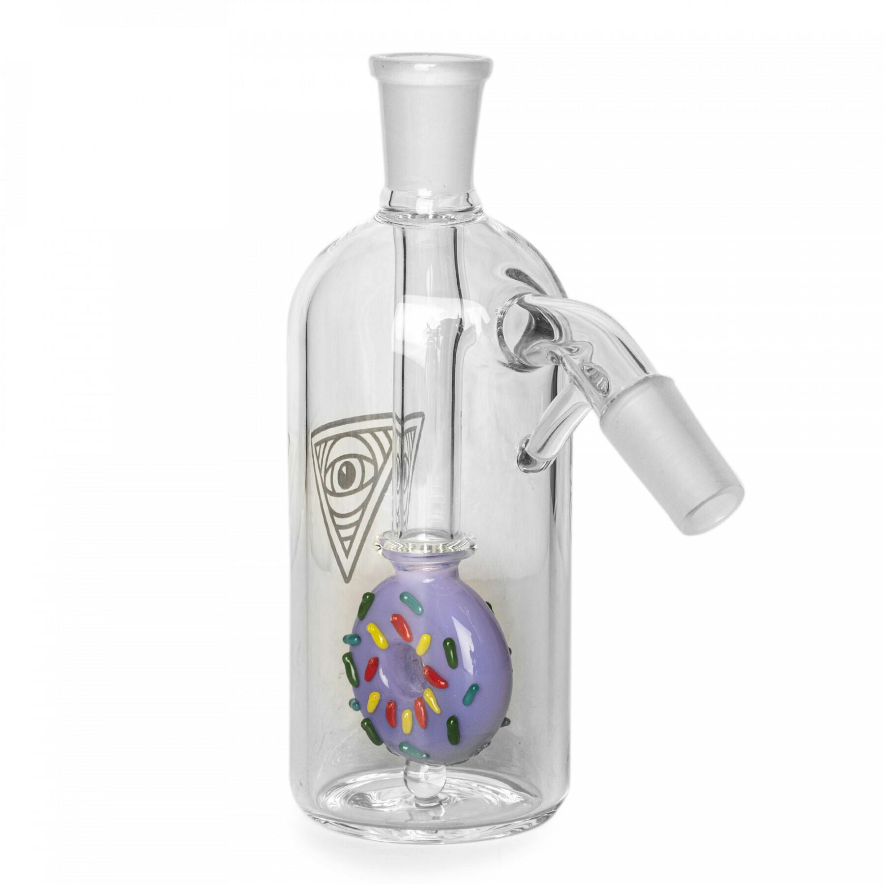 14mm 90 Degrees Donut Ash Catcher - Purple Slyme