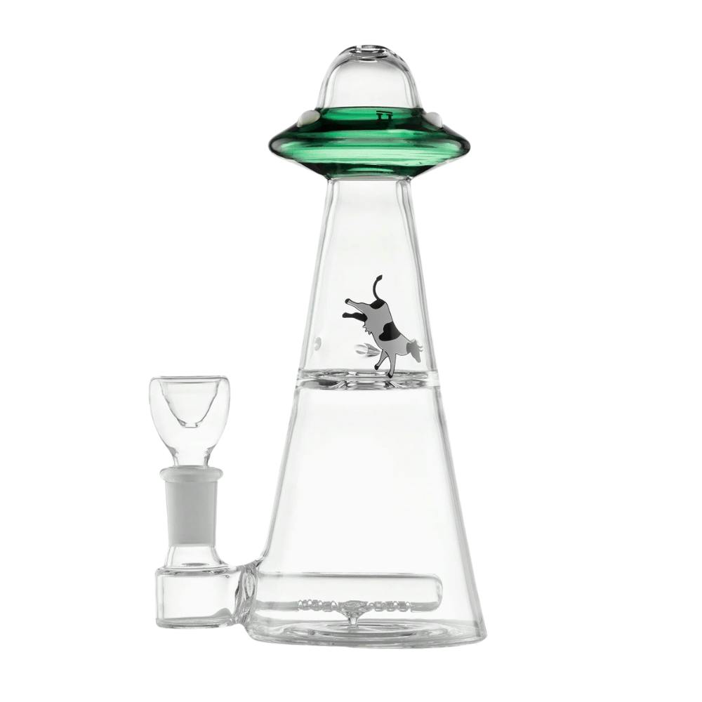 7" Hemper UFO Vortex Bong - Green
