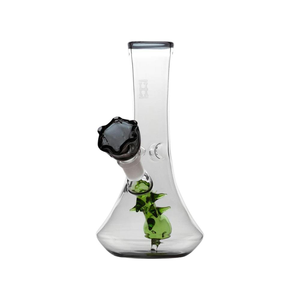 7" Hemper Flower Vase Bong - Black