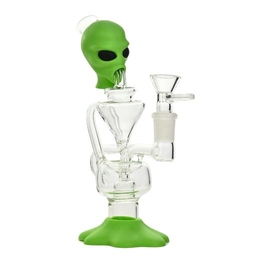 8" Arsenal Functional Glass Waterpipe - Alien