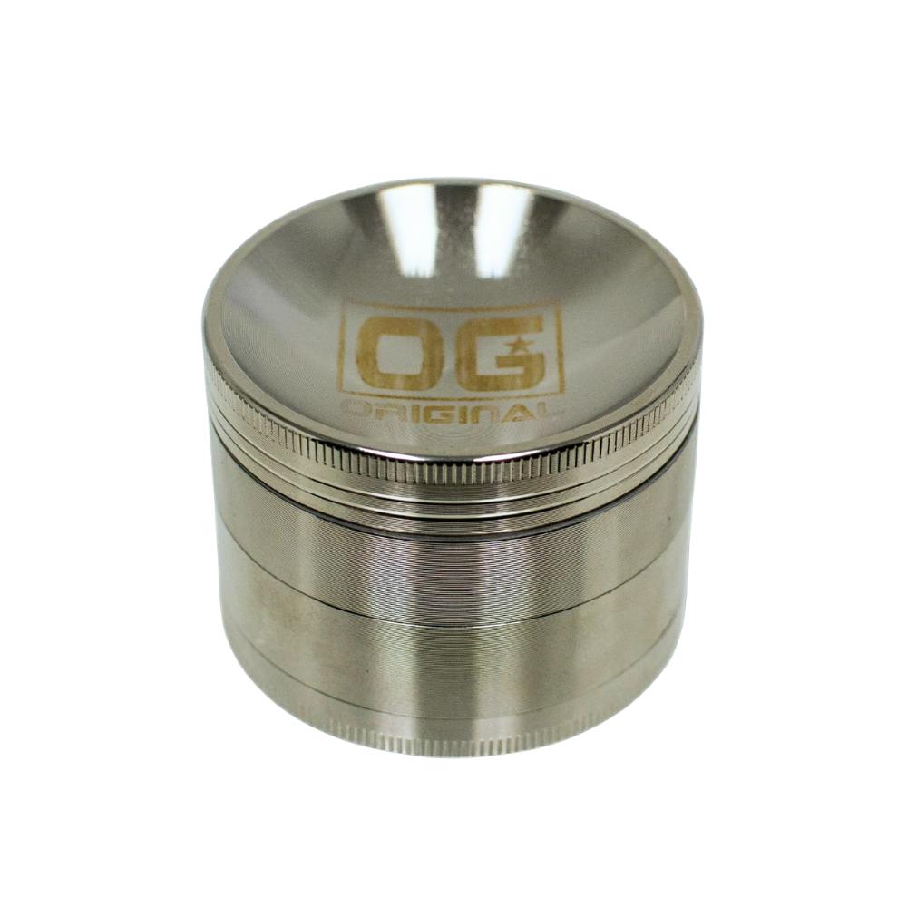 56mm OG Original 4pc Grinder - White Nickel