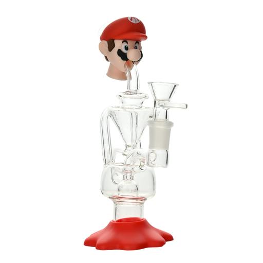 8" Arsenal Functional Glass Waterpipe - Mario