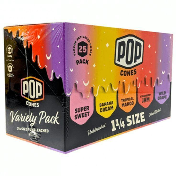 Pop Cones - 1¼ Original Flavours