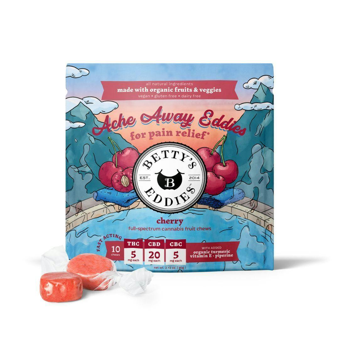 Cherry | Ache Away Eddies | Fruit Chews cannabis product