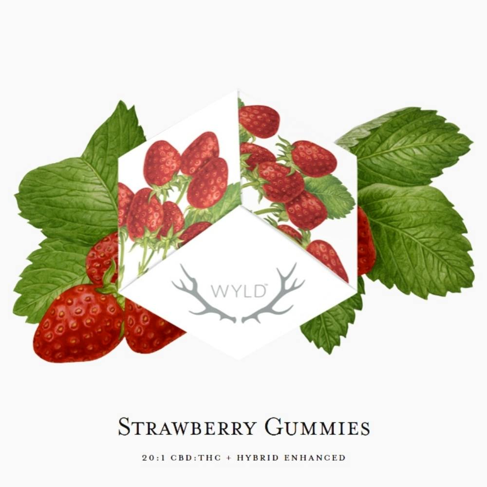 Strawberry 20:1 CBD:THC (HYBRID) | Gummies