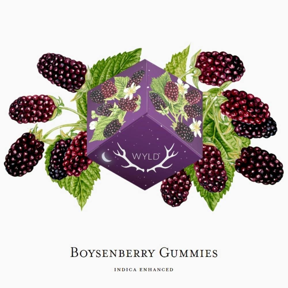 Boysenberry 1:1:1 CBD:CBN (INDICA) | Gummies