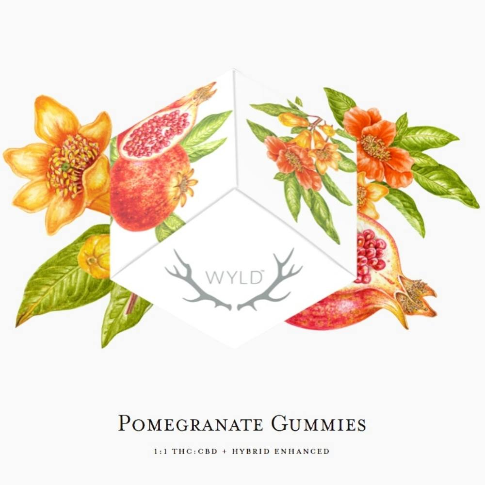 Pomegranate 1:1 CBD (HYBRID) | Gummies