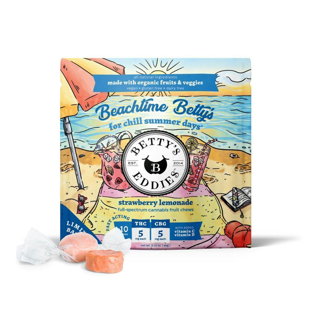 Strawberry Lemonade | Beachtime Betty's | Fruit Chews cannabis product