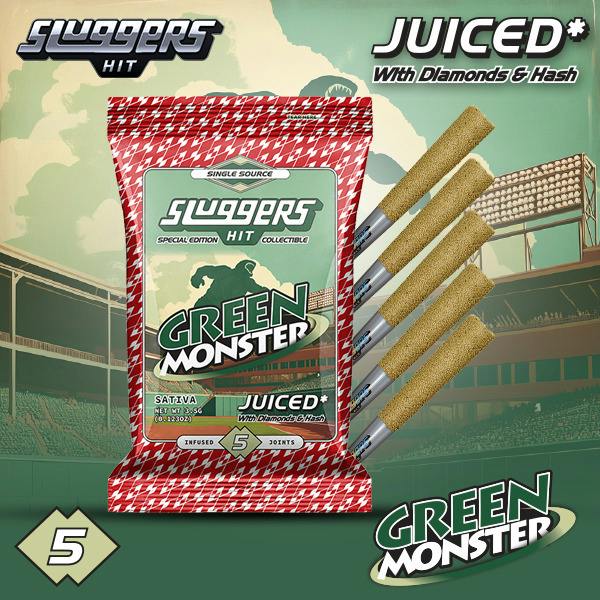 Green Monster (S) | Triple-Infused Pre-Roll 5pk | 3.5