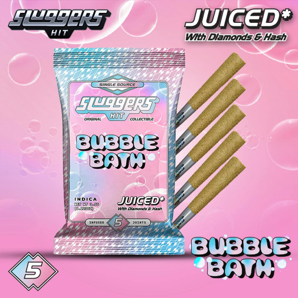 Bubble Bath (I) | Triple-Infused Pre-Roll 5pk cannabis product