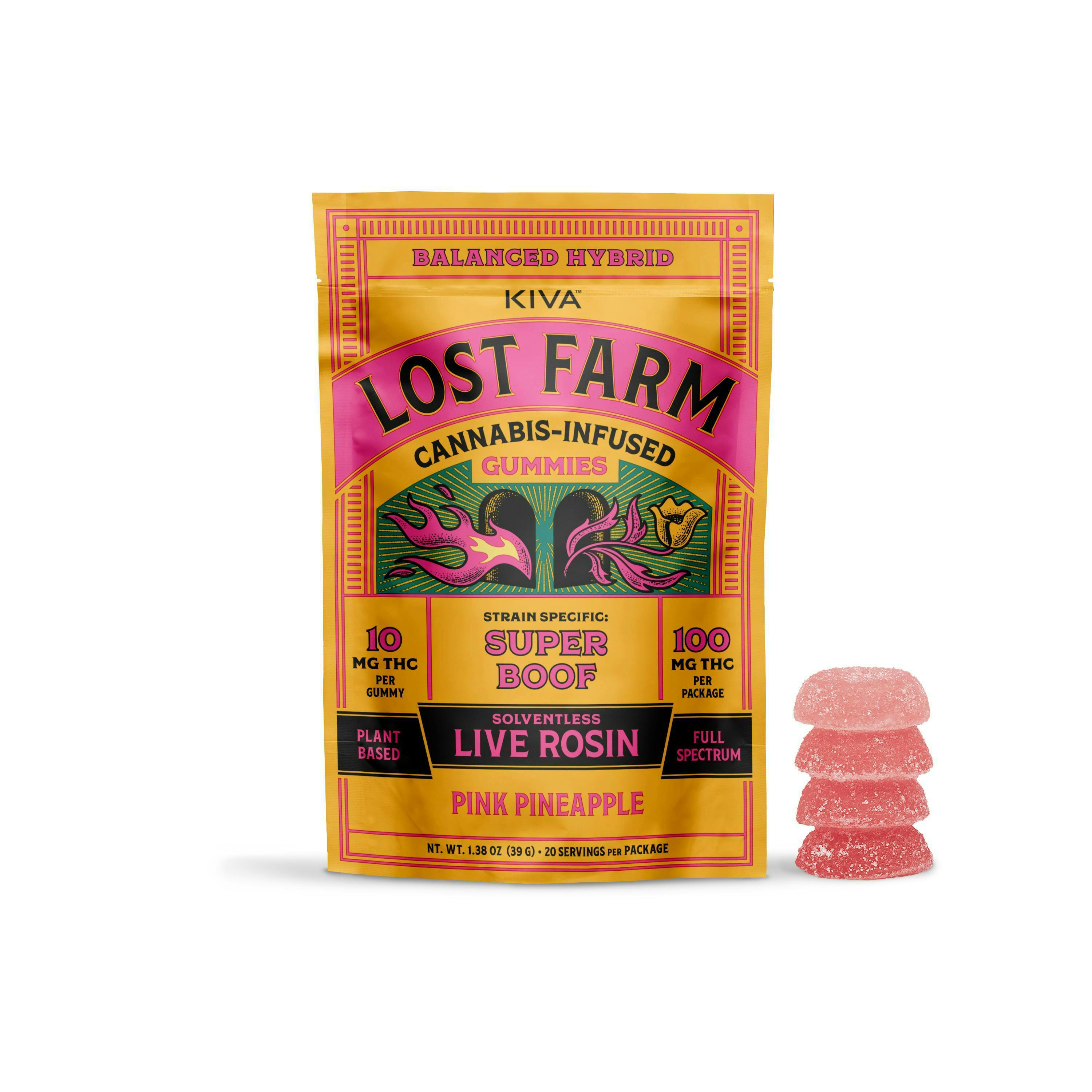 Super Boof x Pink Pineapple (SH) | Live Resin Gummies
