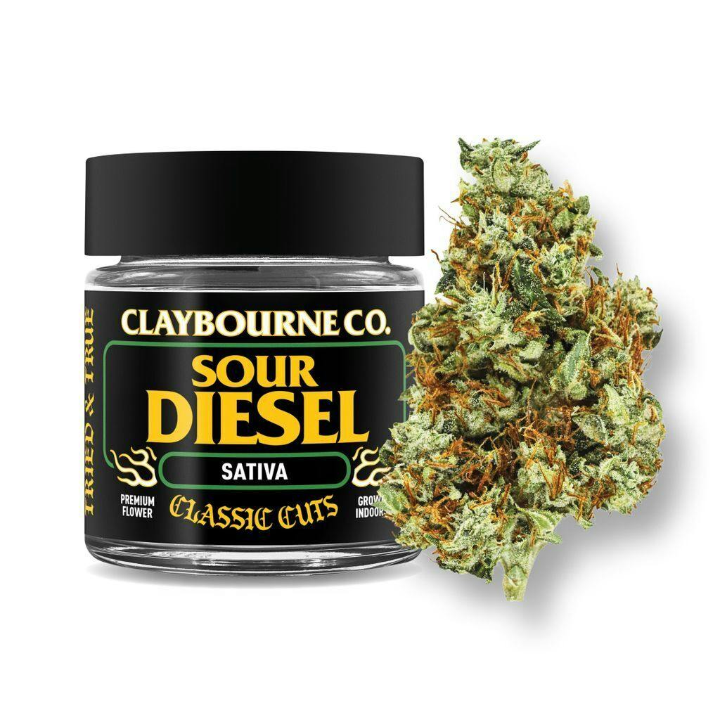 Claybourne Co. (FL) Classic Cuts Sour Diesel 3.5g