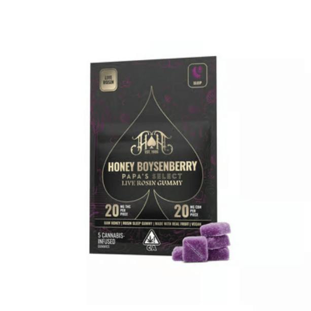 Heavy Hitters CBN Honey Boysenberry Gummies 10pk, 1mg