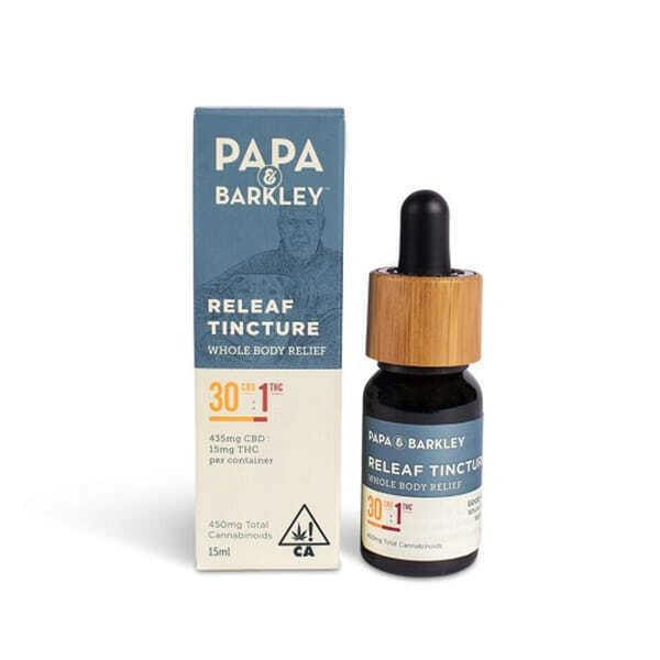 Papa & Barkley 15ml Releaf THCa 1:1 Tincture 100mg