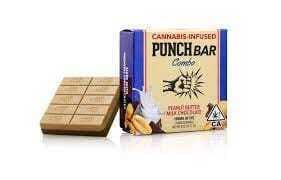 Punch Edibles Peanut Butter Milk Chocolate Bar 100mg